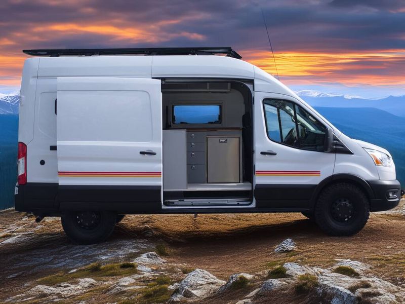 Picture 1/29 of a AWD EcoBoost Ford Transit 4 Season Camper Van for sale in Pasco, Washington