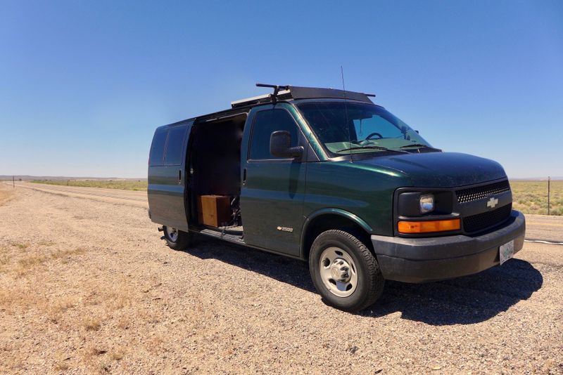 Picture 1/24 of a 2006 Chevy Express 2500 Camper- Solar / Fridge / Top Engine! for sale in Glendale, Oregon