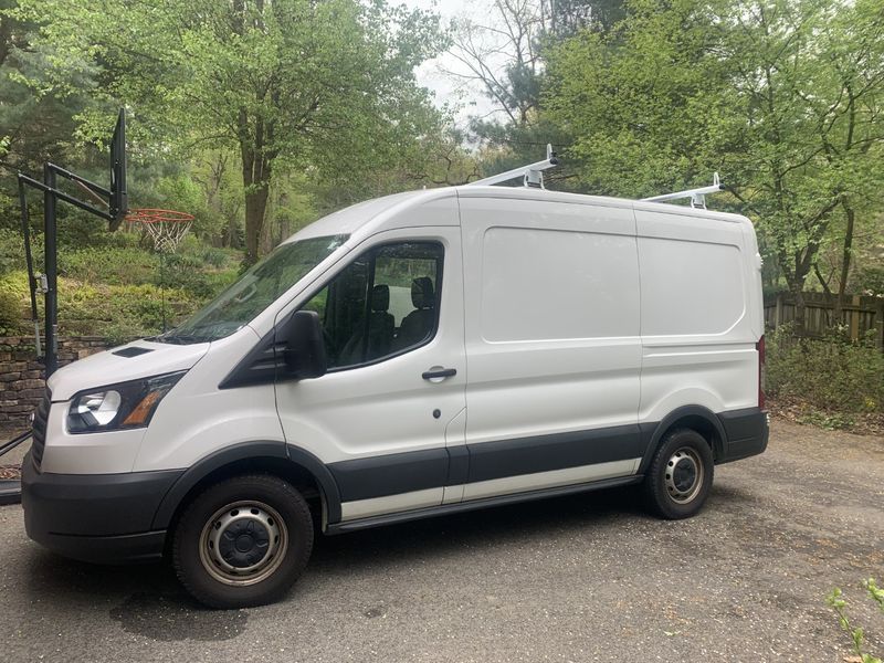 Picture 1/10 of a 2017 Ford Transit Medium Roof Partial Build Van  for sale in Pittsburgh, Pennsylvania