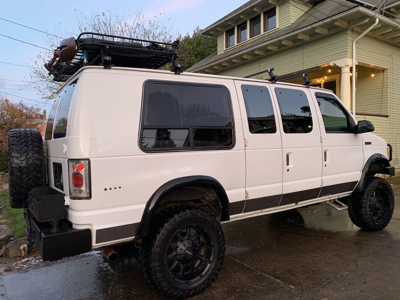 Picture 2/12 of a 1994 Ford E350 with 2002 suspension 4x4 Adventure Van  for sale in Salem, Oregon