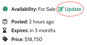 How to update your listing's availability on Vancamper